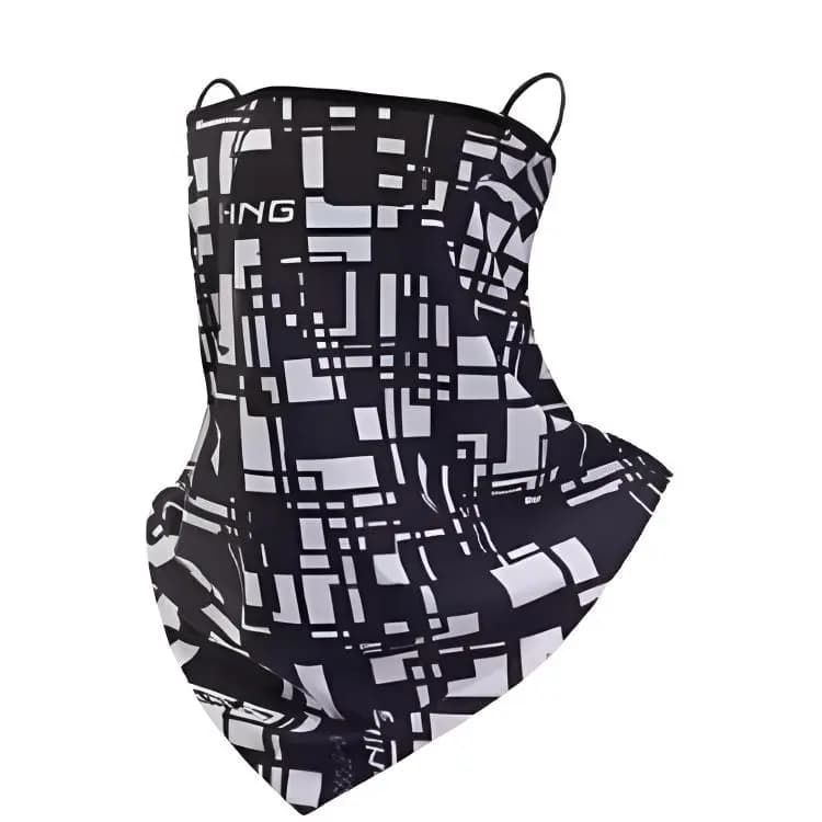 LiNing Brand Design Nylon Sun Mask Unisex Couple Charcoal Gray/Charcoal White/Cloud Gray/Scarlet Vein/Green Silk/Deep Blue 2