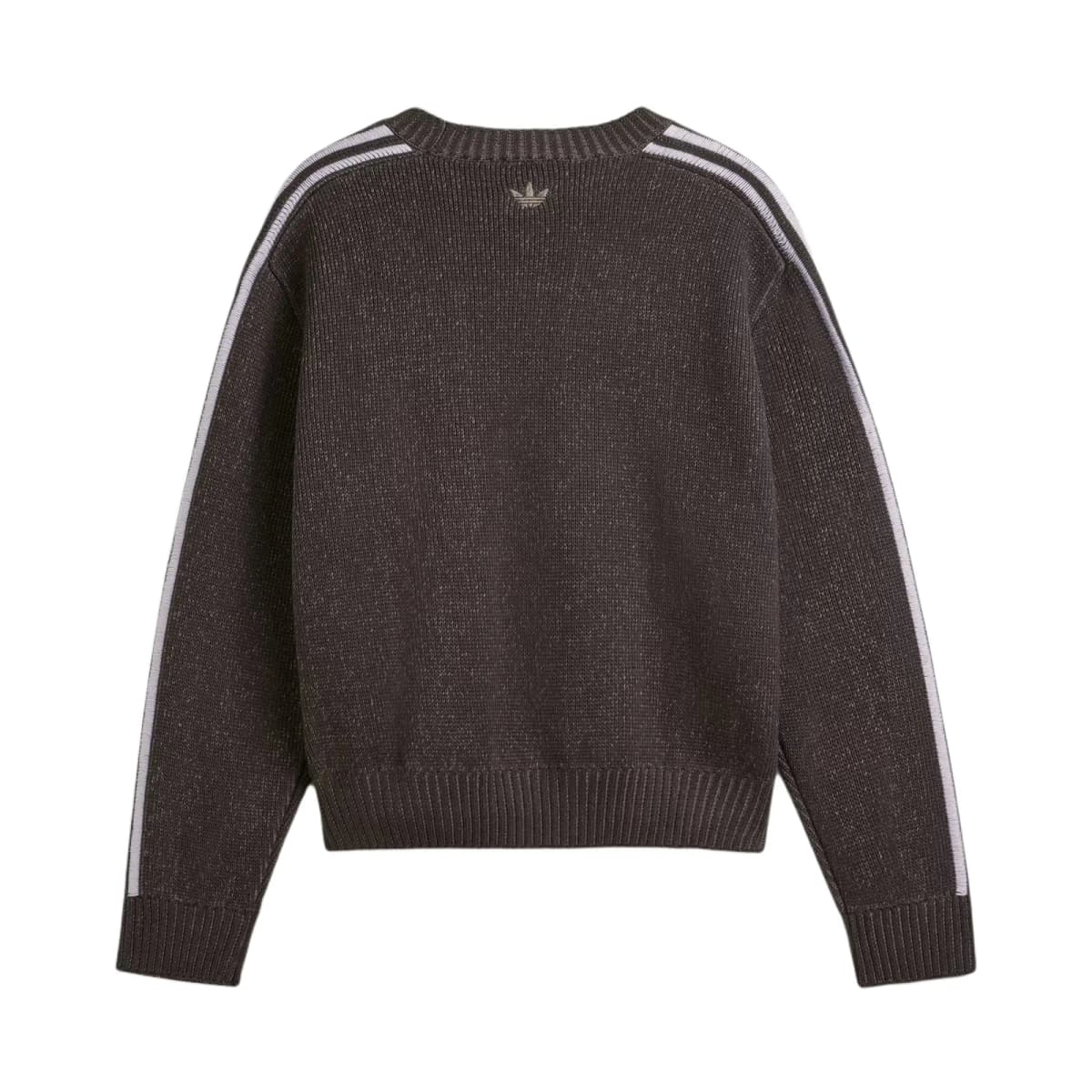 adidas Originals x AVAVAV FW25 Qadın Örgü Sviter Oxra/Ağ Qəhvəyi 2