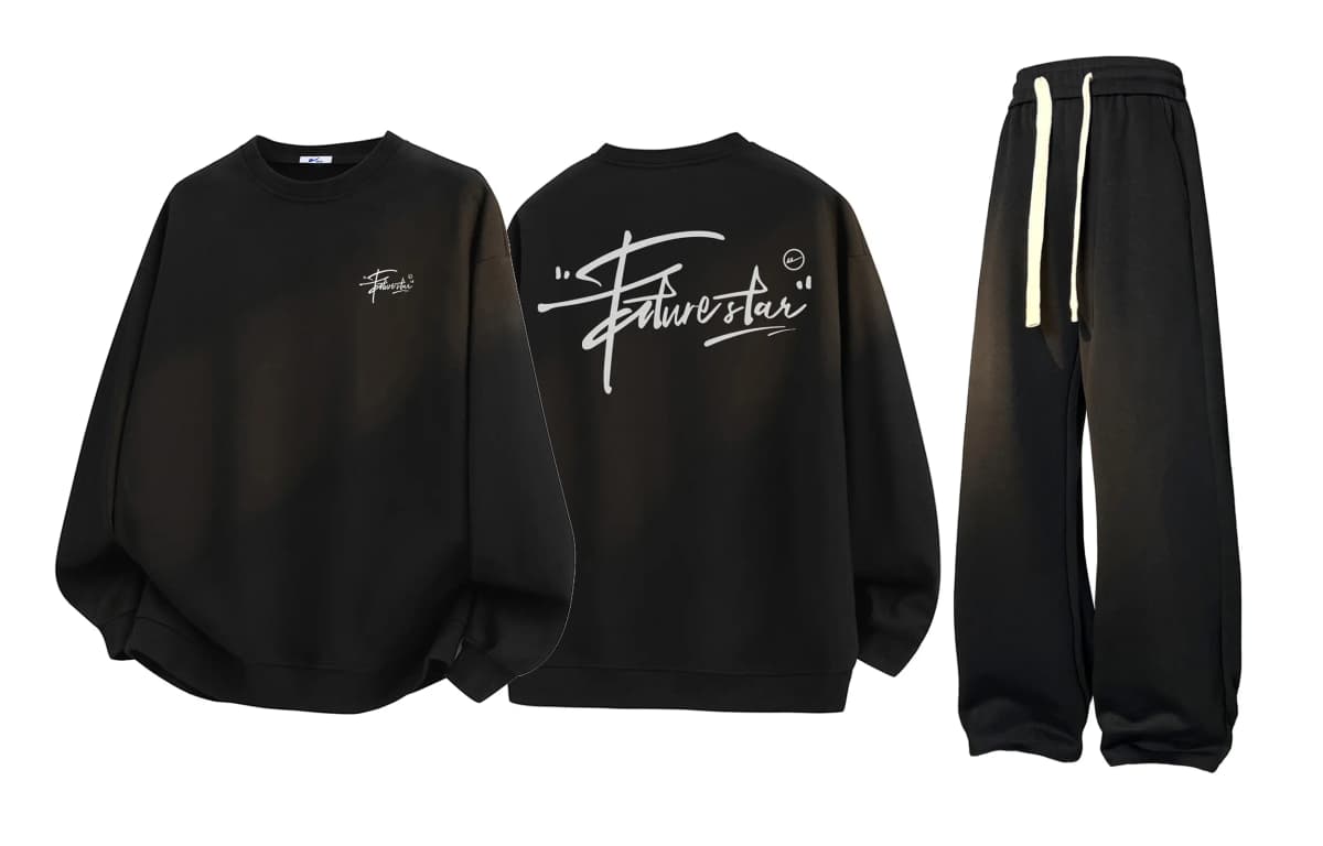 Warrior College Style Sweatshirt Set Unisex 6