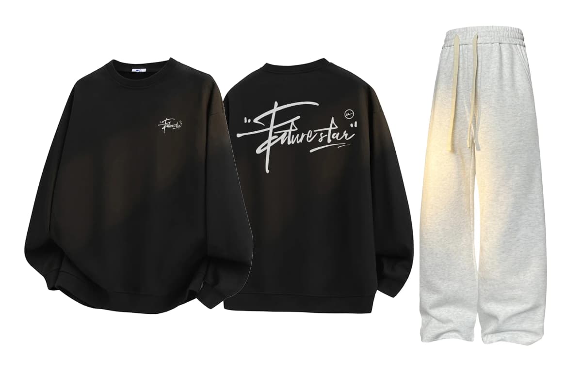 Warrior College Style Sweatshirt Set Unisex 5