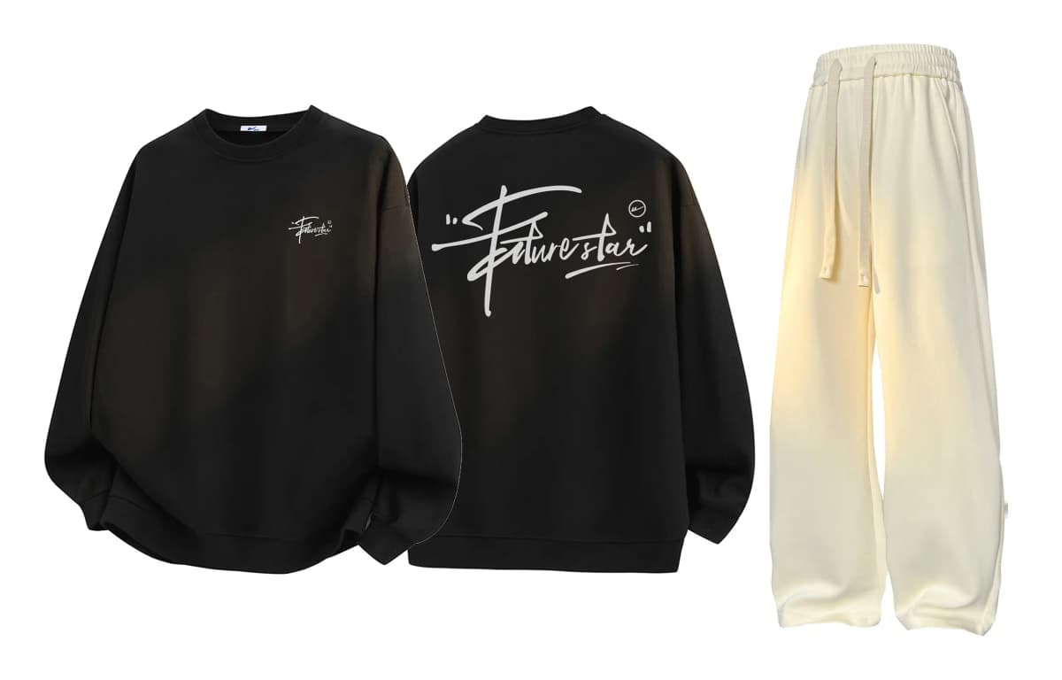 Warrior College Style Sweatshirt Set Unisex 7