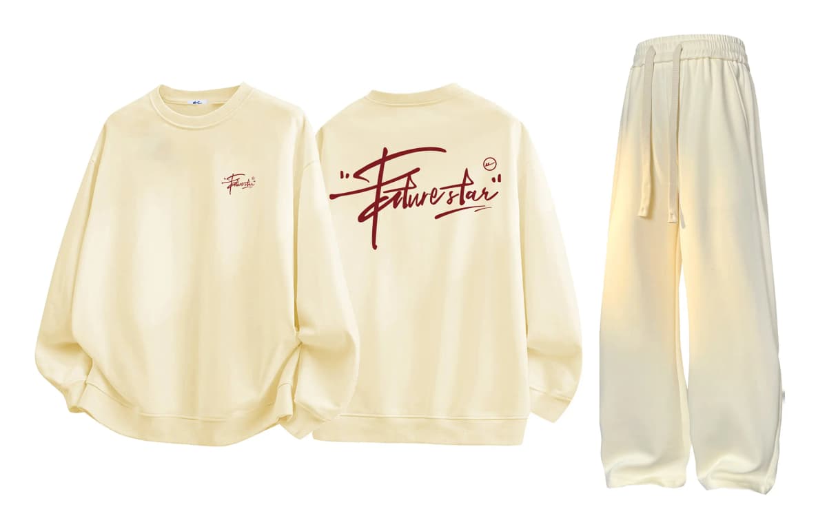 Warrior College Style Sweatshirt Set Unisex 10