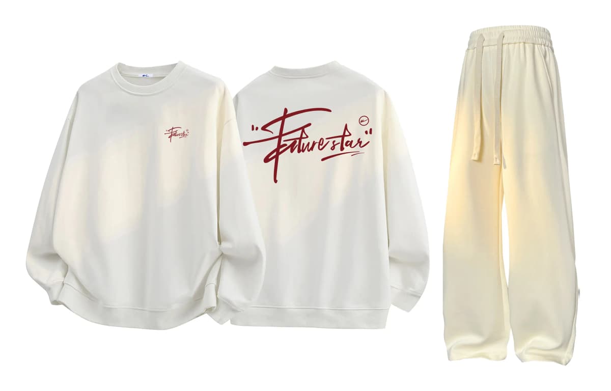 Warrior College Style Sweatshirt Set Unisex 3