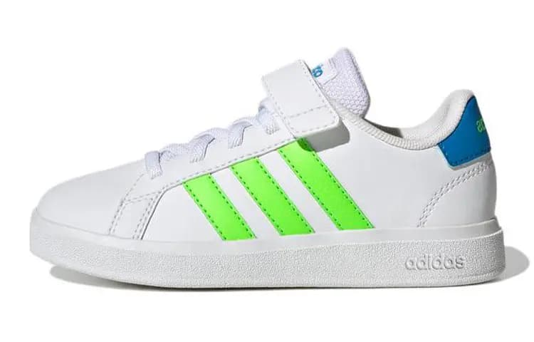 Adidas Neo GRAND COURT 2.0 EL K Uşaq Skeyt Ayaqqabısı Ağ/Yaşıl