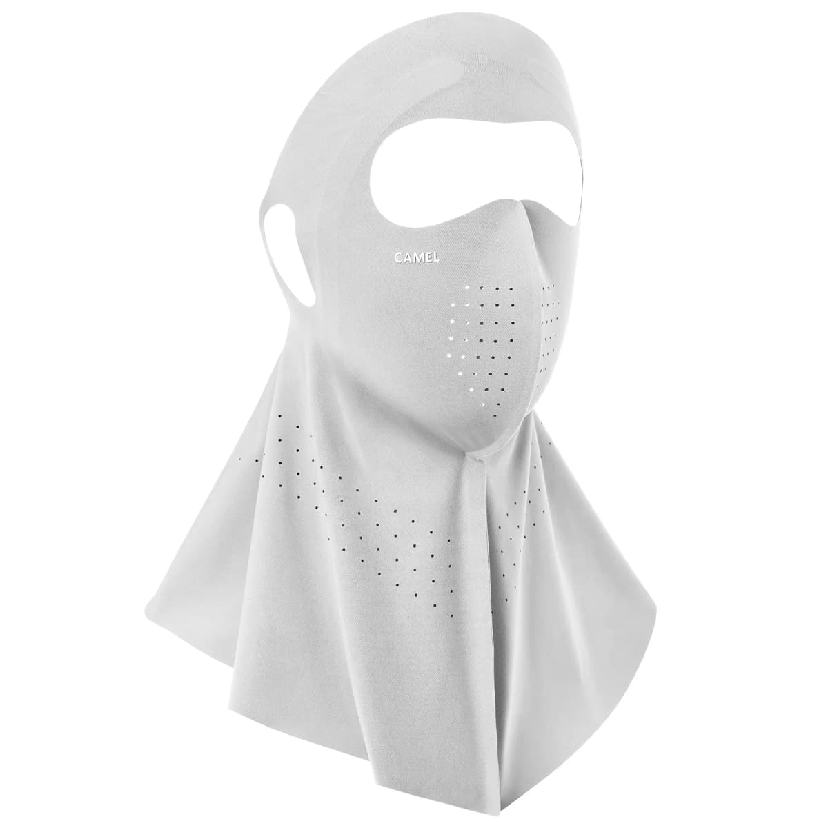 CAMEL 7A Antibacterial UPF50+ UV Protection Summer Cooling Hyaluronic Acid Nylon Face Mask Unisex