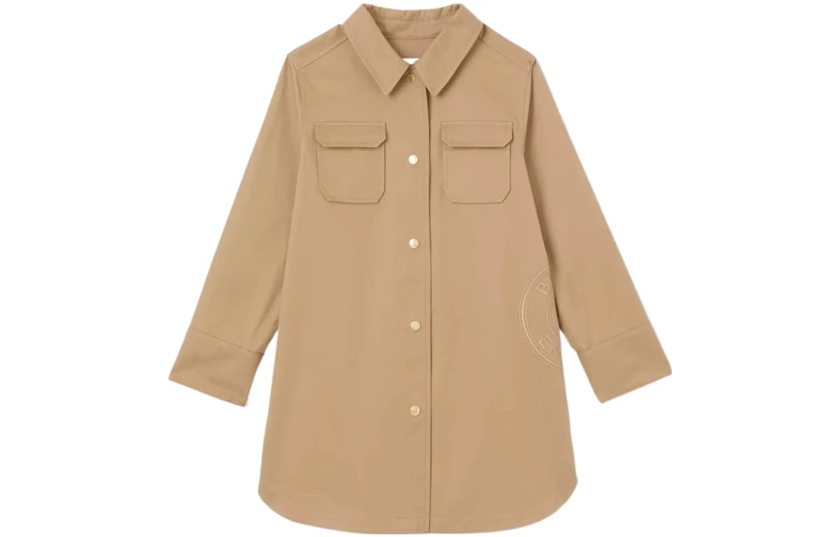 Burberry Uşaq Köynəyi Bej