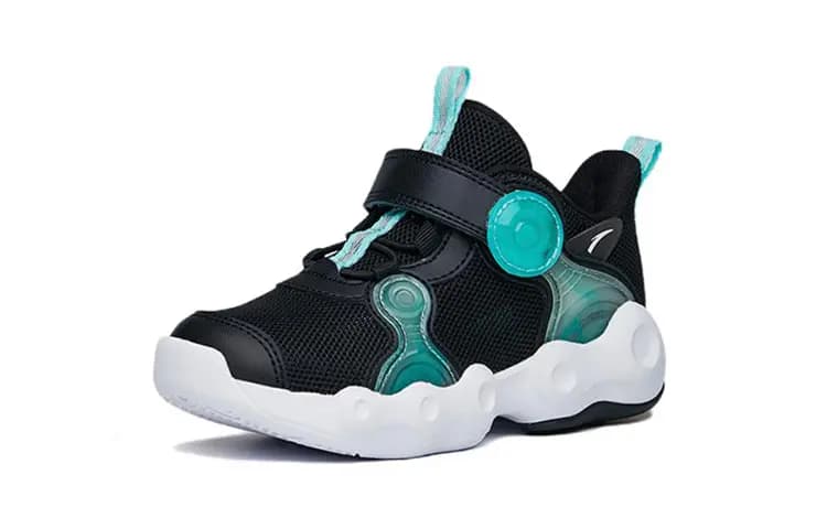 Antakids Alien Low-Top Children's Basketball Shoes Black Blue Children Aged 3-7 Years Old 2