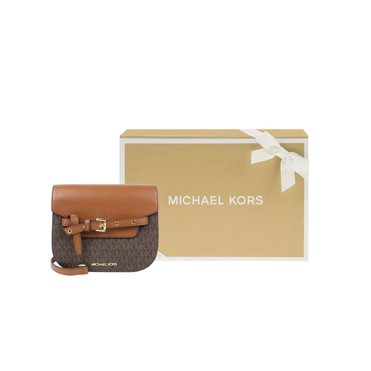 MICHAEL KORS Emilia Dəri Çiyin Çantası Qadın 7