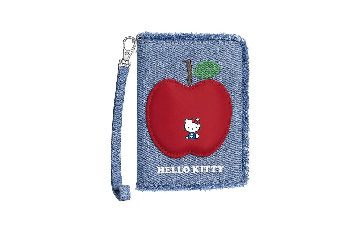 Sanrio Hello Kitty Qızlar üçün Kart və Pasport Qabı Mavi 2
