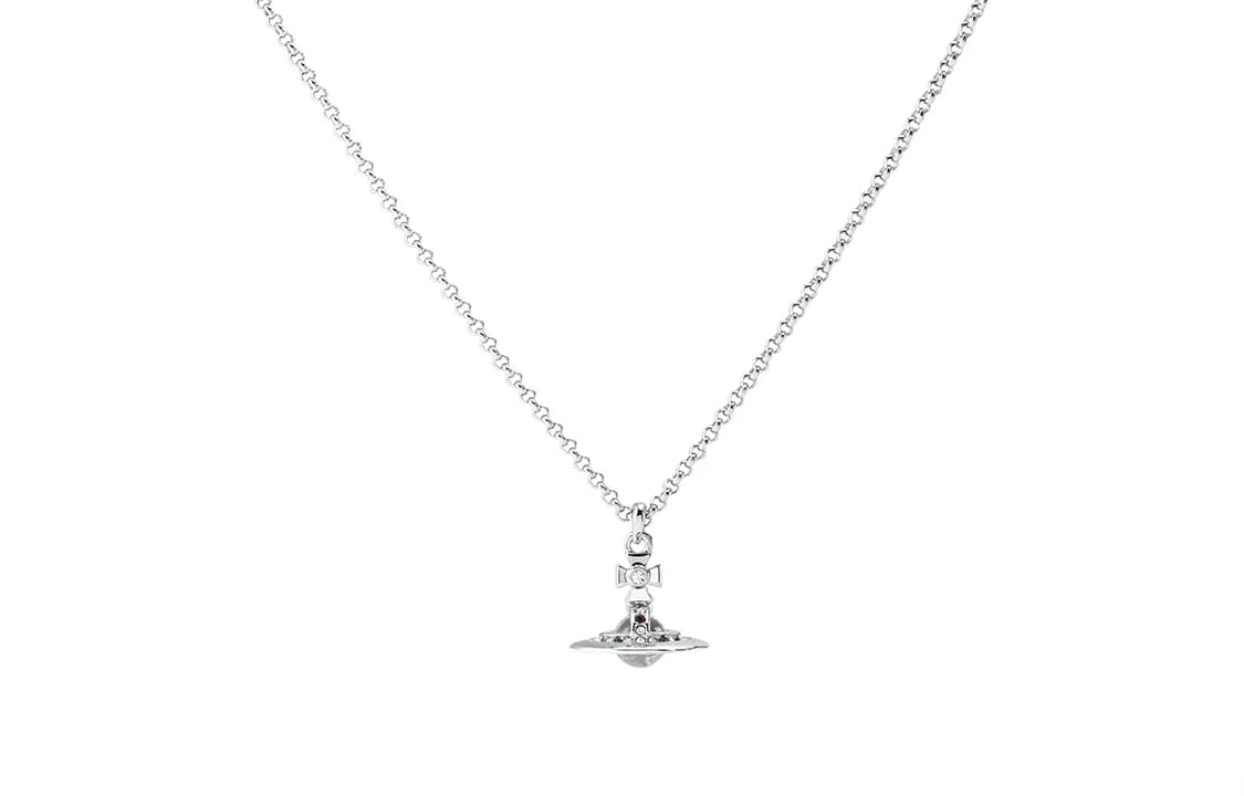 Vivienne Westwood Small Orb Saturn Boyunbağı Qadın Gümüşü 2