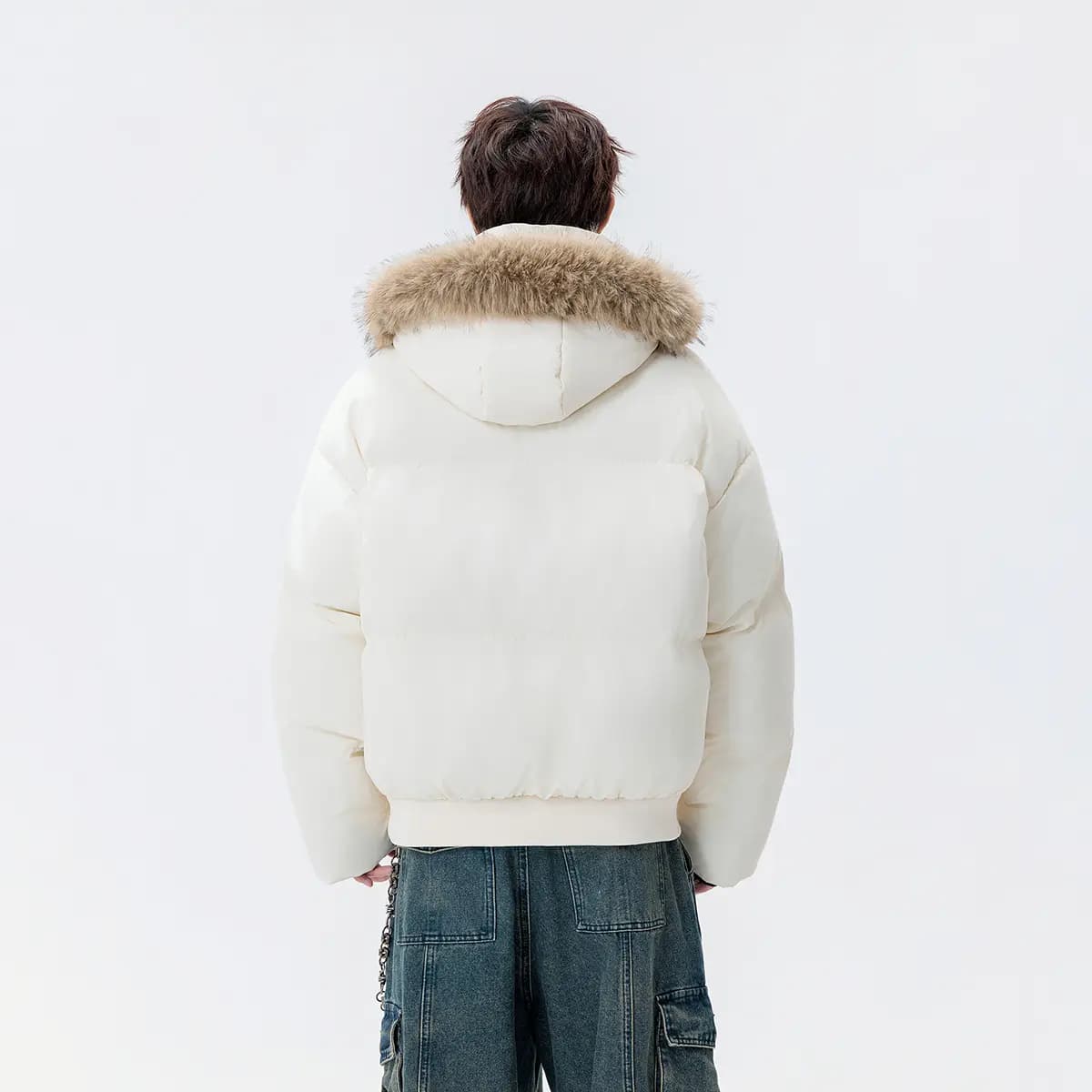 Jeep American High Street Puffer Dəri Pencək Unisex 17