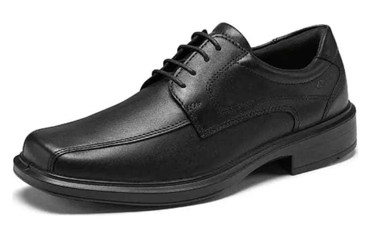 ECCO Square Toe Business Casual Shoes Men's Black 2
