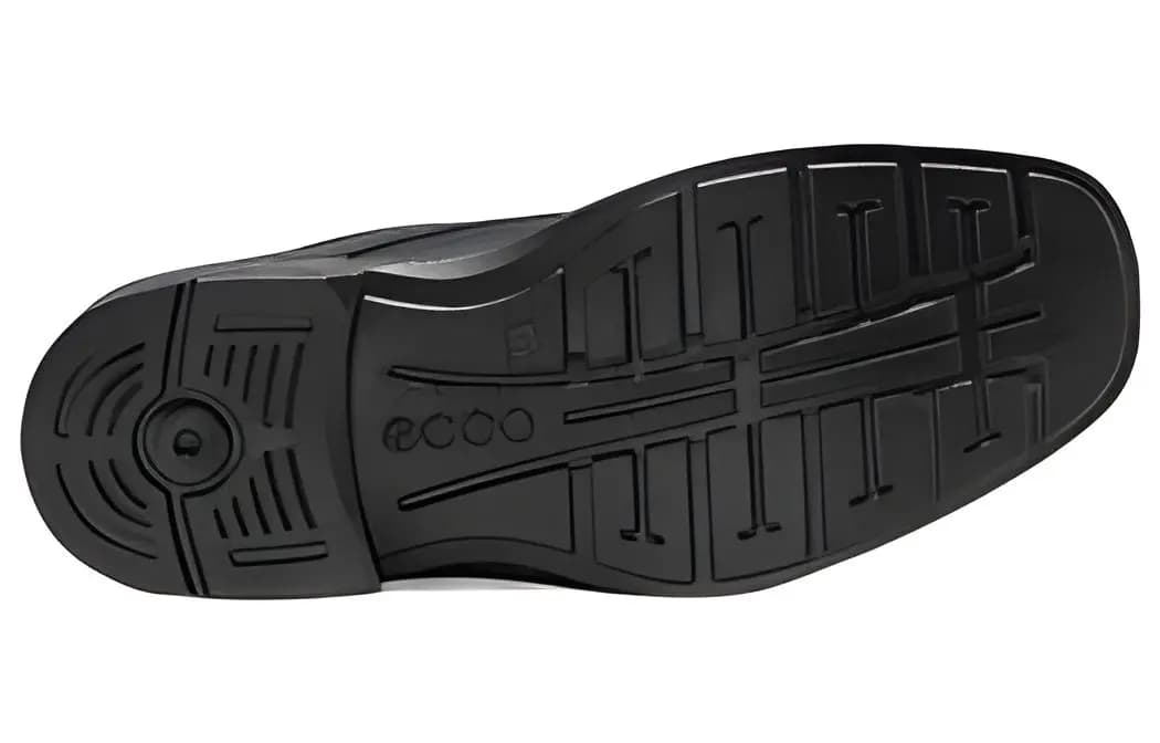 ECCO Square Toe Business Casual Shoes Men's Black 5