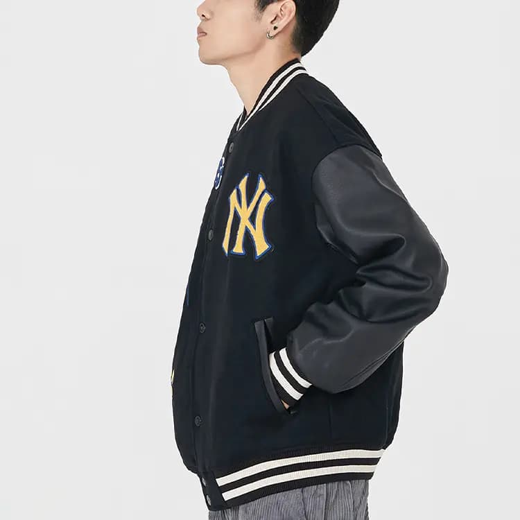 MLB Unisex FW22 Baseball Kurtkası Qara 5