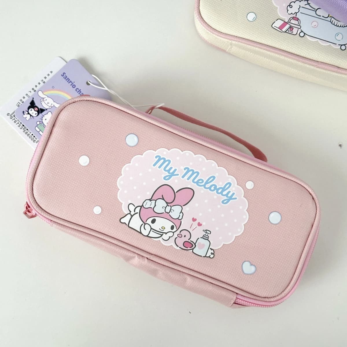 Sanrio Hello Kitty & Cinnamoroll Səyahət Çantası Unisex Ağ 4