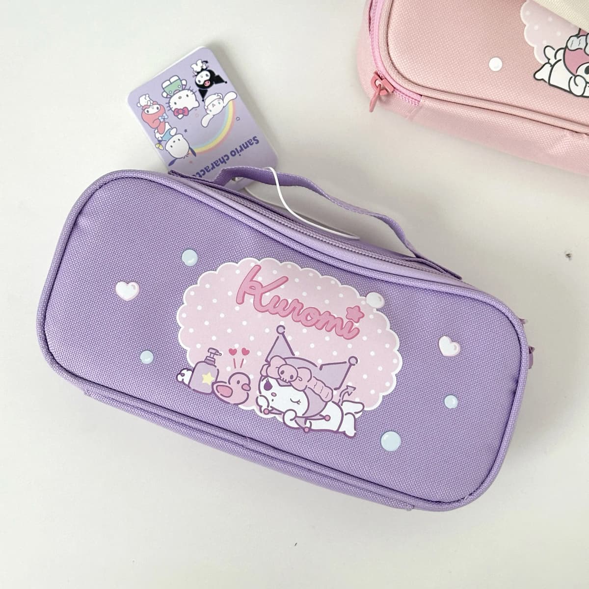 Sanrio Hello Kitty & Cinnamoroll Səyahət Çantası Unisex Ağ 8