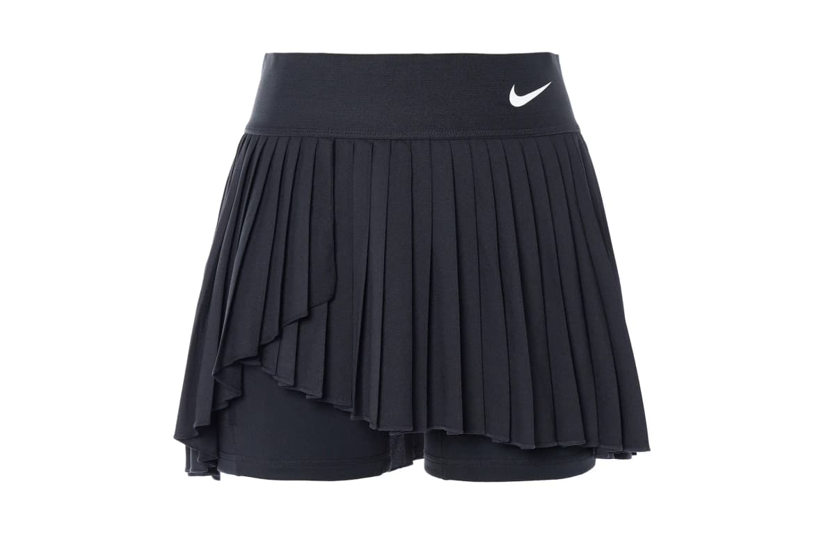 NikeCourt Dri-FIT Advantage Tennis Skirt Qadın Qara