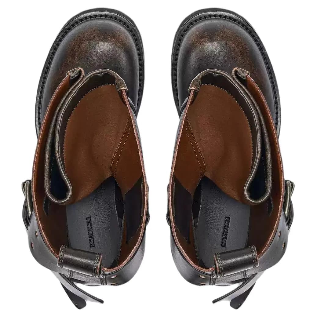 Balenciaga VENOM Kişi Çəkməsi Qəhvəyi 5