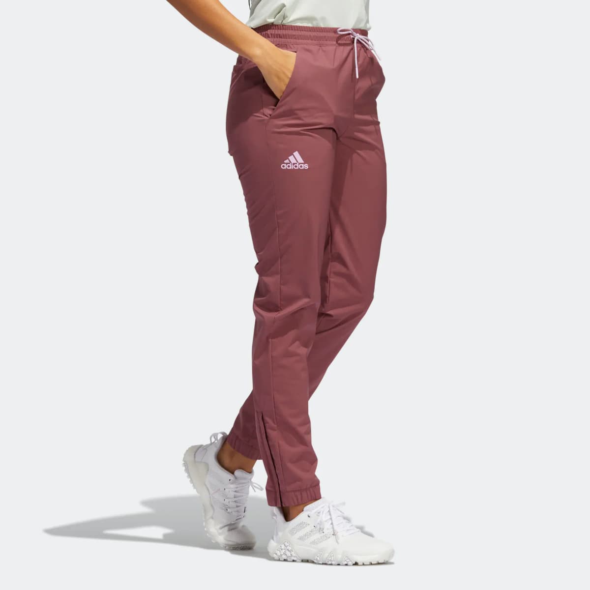 Adidas Knitted Sweatpants Women's Burgundy 4