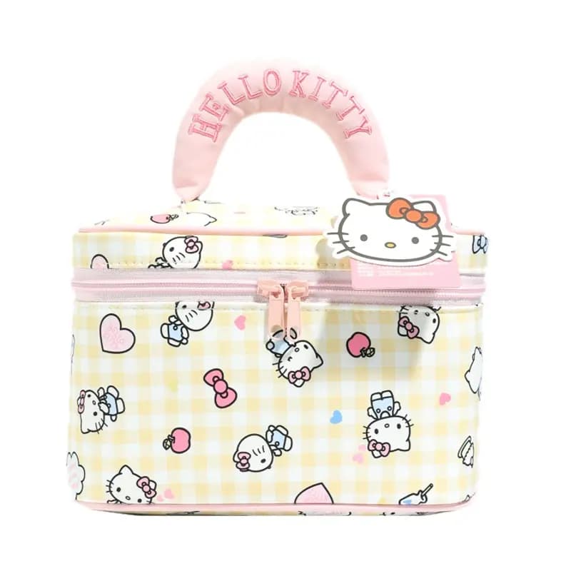 Sanrio Hello Kitty Kosmetika Çantası Qadın Sarı