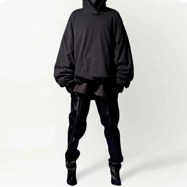 Gap X Balenciaga X YEEZY X Gap X Balenciaga Kişi Sviteri Qara 4