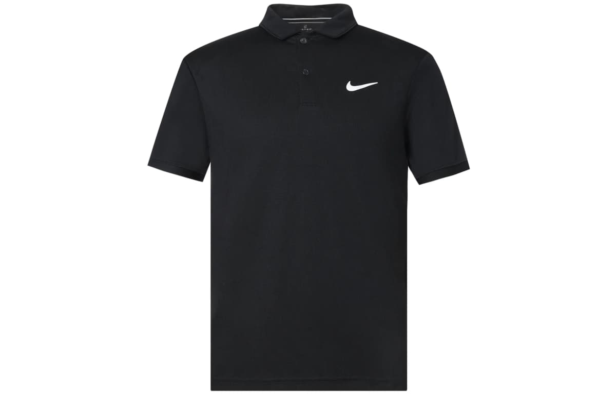 Nikecourt DRI-FIT Team Kişi Polo Köynəyi Qara