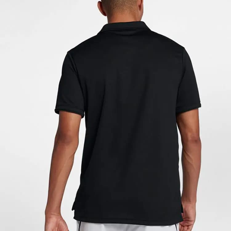 Nikecourt DRI-FIT Team Kişi Polo Köynəyi Qara 4