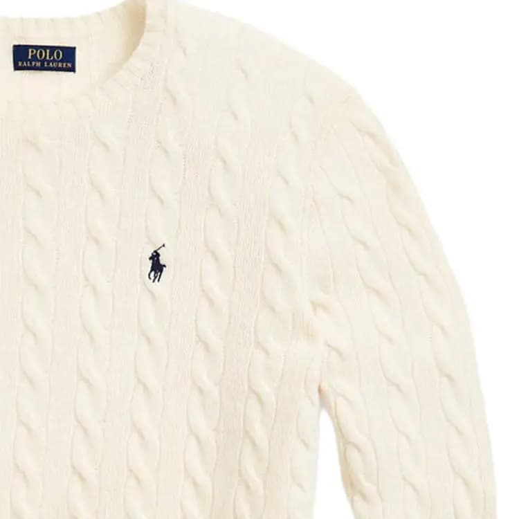 Polo Ralph Lauren Pony Embroidered Cable-Knit Sviter 7