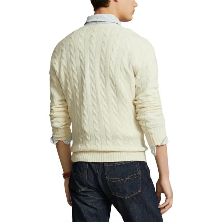 Polo Ralph Lauren Pony Embroidered Cable-Knit Sviter 4