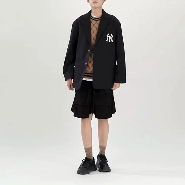 MLB FW22 New York Yankees Unisex Pencək Qara 4