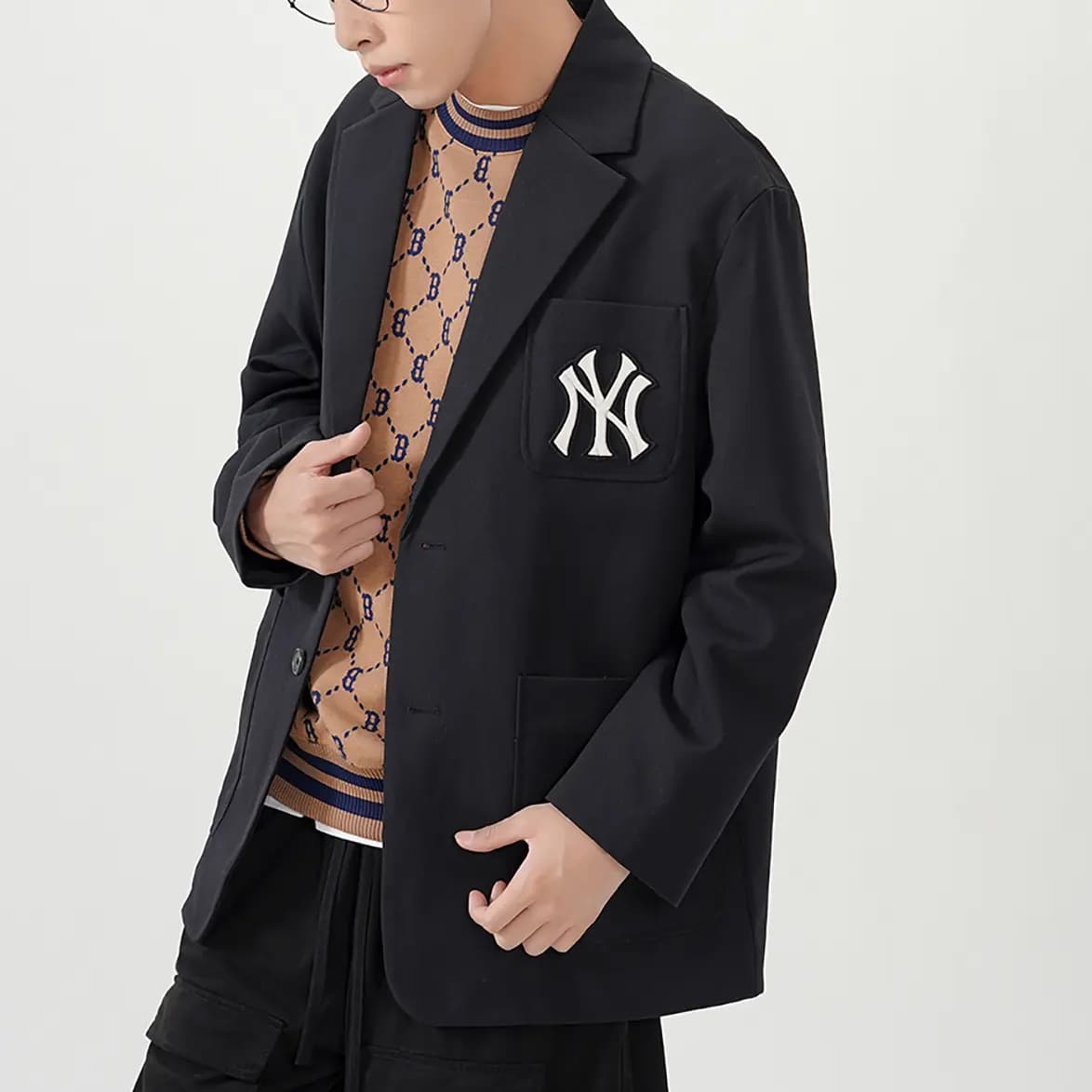 MLB FW22 New York Yankees Unisex Pencək Qara 6