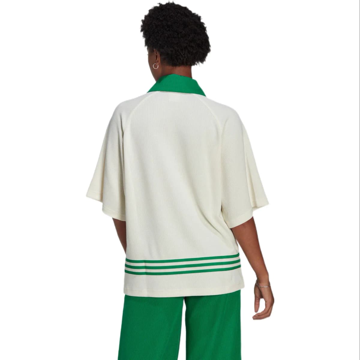 Adidas Originals ADICOLOR HERITAGE NOW Polo Köynək Qadın Ağ 4