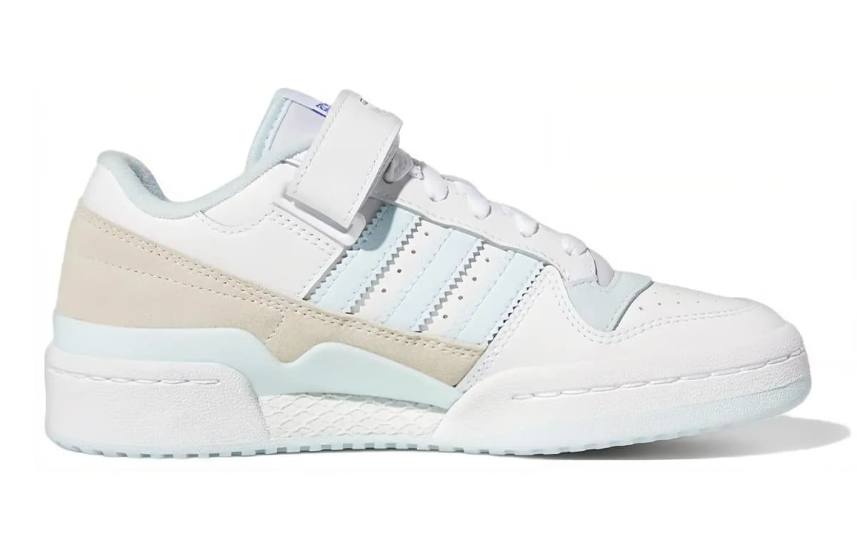 Adidas Forum Low Big Kid 'White Almost Blue' 2