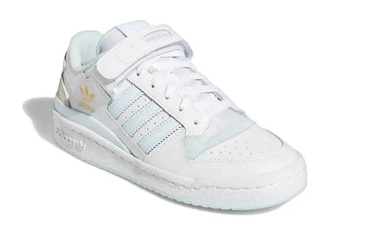 Adidas Forum Low Big Kid 'White Almost Blue' 3