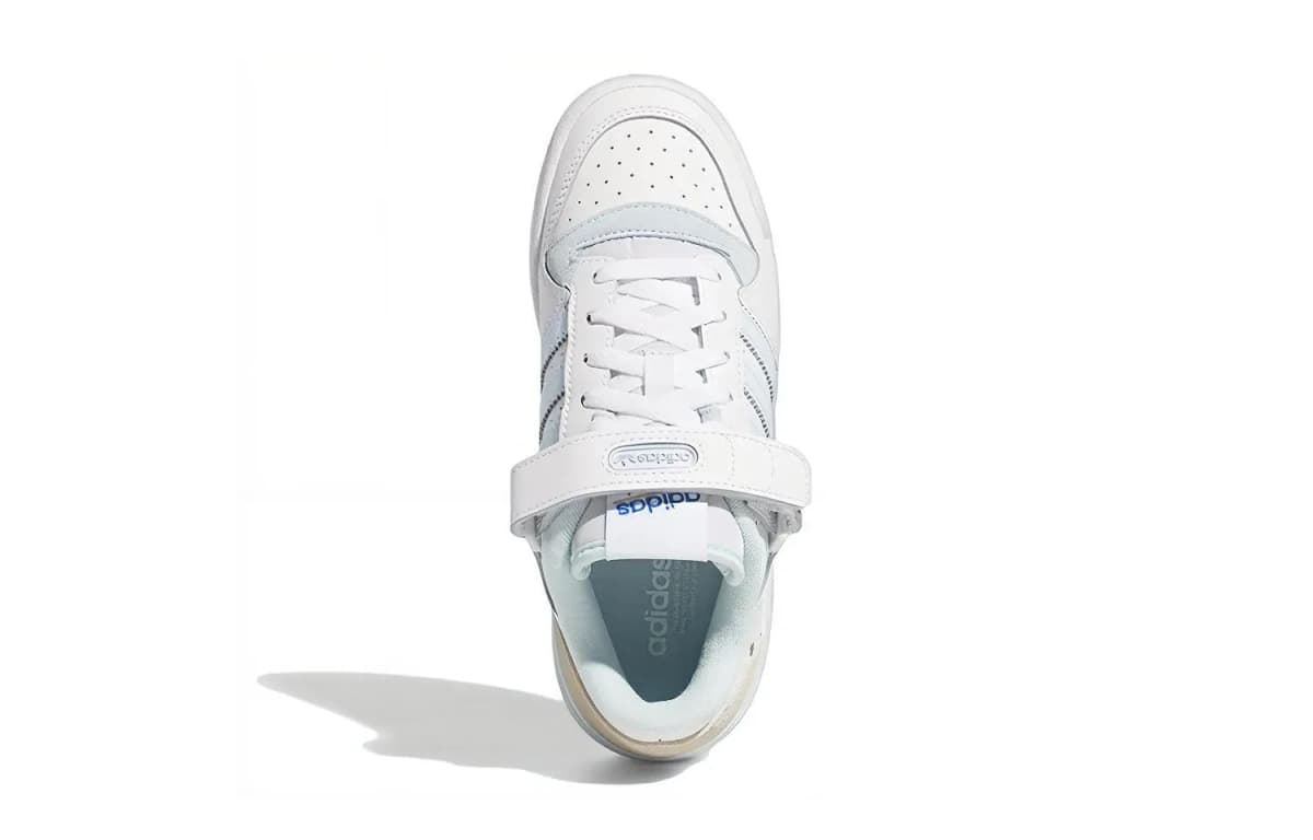 Adidas Forum Low Big Kid 'White Almost Blue' 5