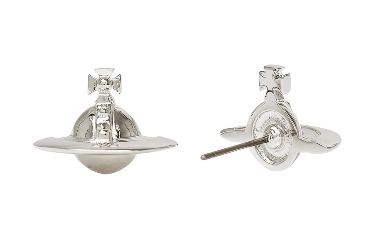 Vivienne Westwood Earrings Solid Orb 2