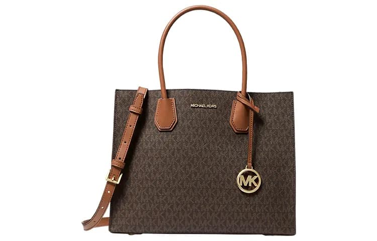 MICHAEL KORS Mercer Qadın Çantası Tünd Qəhvəyi