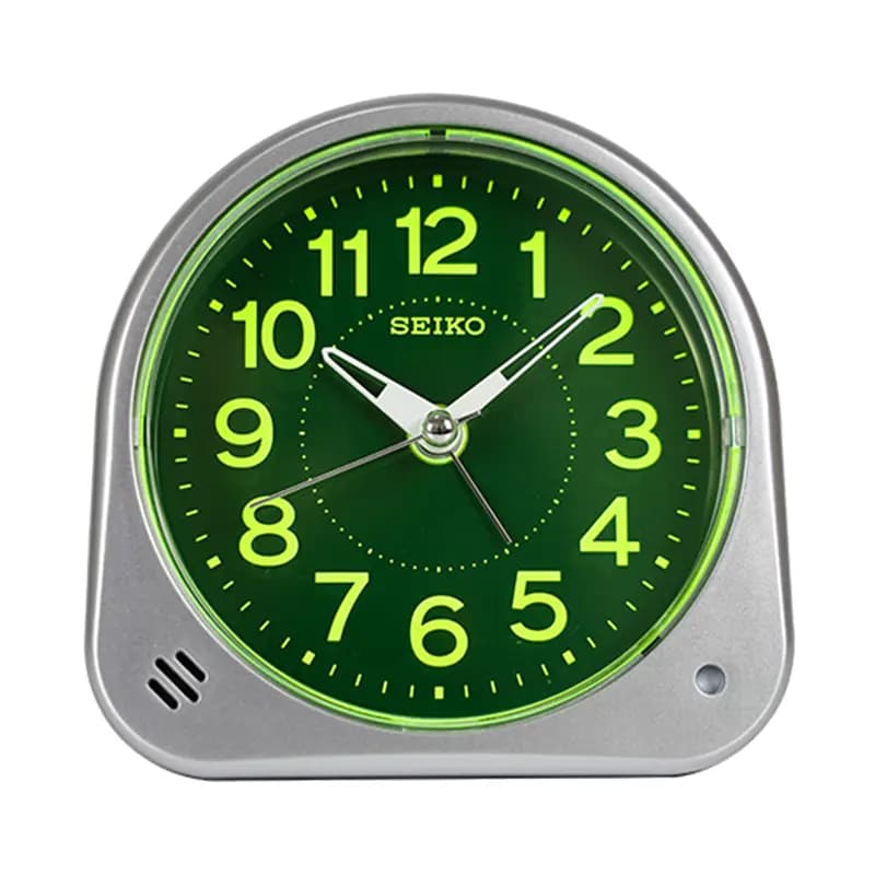SEIKO Quartz Zəngli Saat Unisex Yaşıl QHE188S