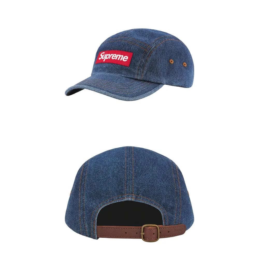 Supreme Week1 Washed Chino Twill Camp Kepkası Unisex 4