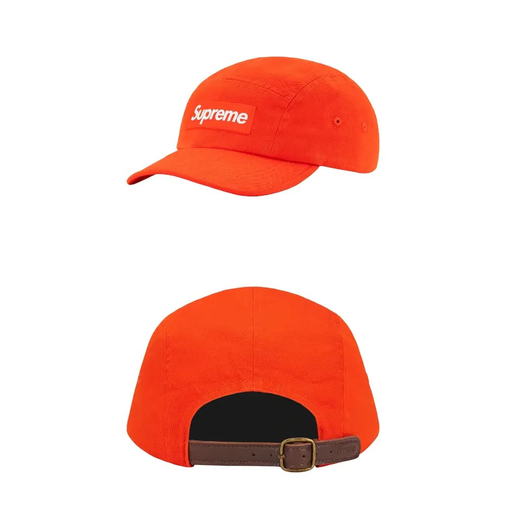 Supreme Week1 Washed Chino Twill Camp Kepkası Unisex