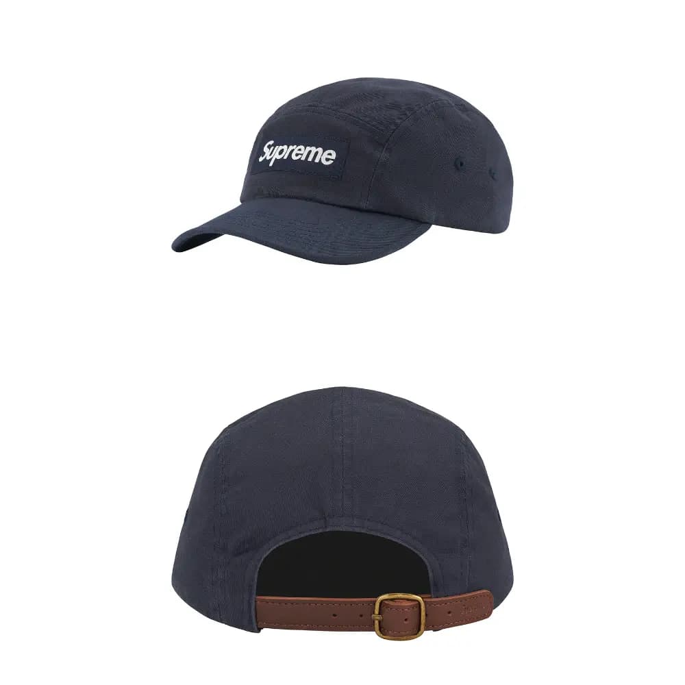 Supreme Week1 Washed Chino Twill Camp Kepkası Unisex 2