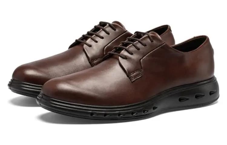 Ecco Dress Shoes Men's Walnut Brown 3