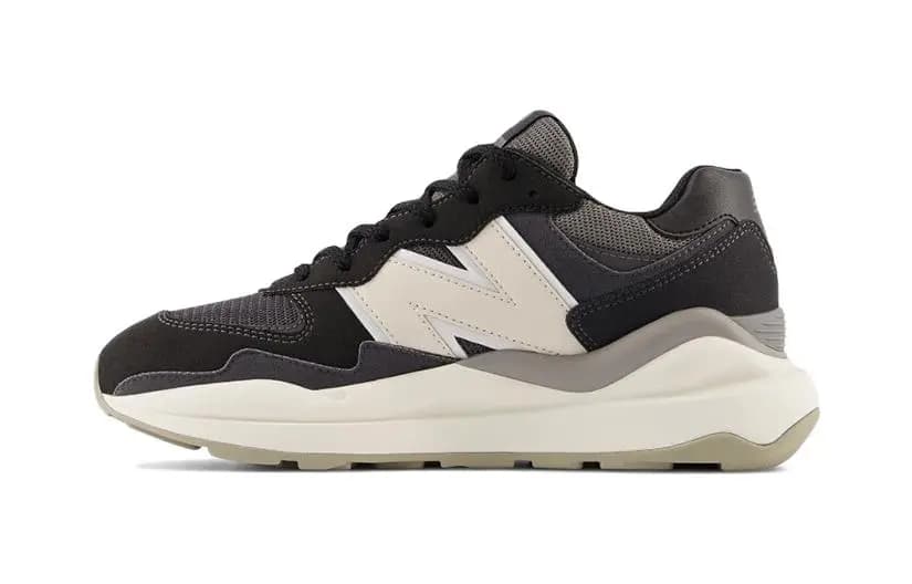Middle Kids New Balance 5740 Series Retro Casual Running Shoes Black Gray White