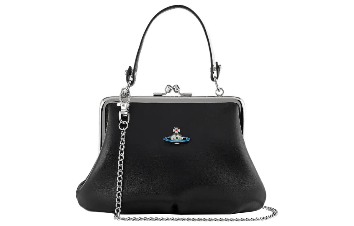 Vivienne Westwood Lambskin Wallet Regular Women's Black 2