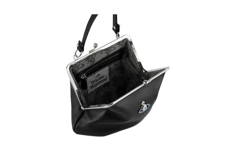 Vivienne Westwood Lambskin Wallet Regular Women's Black 5