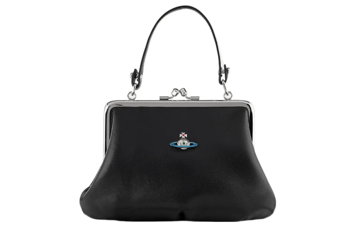 Vivienne Westwood Lambskin Qadın Cüzdanı Qara