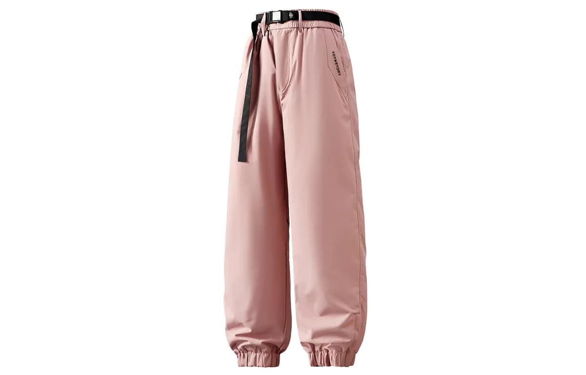 Disney New National Standard 90% Down Outdoor 3-Proof Strawberry Bear Logo Print Ski Pants Unisex 8