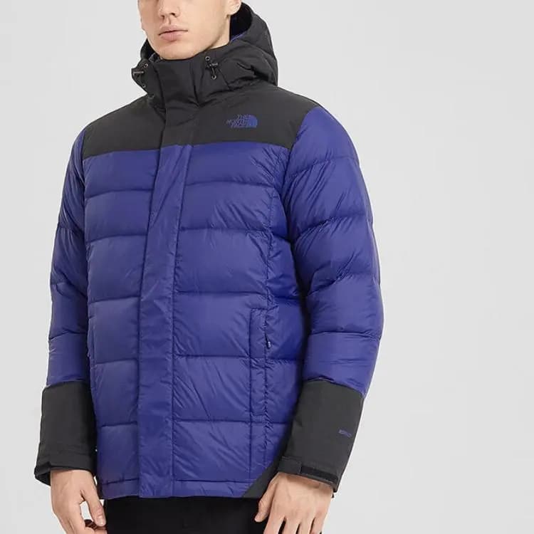 THE NORTH FACE DWR Warm Lightweight Loose Hooded Long Sleeve Down-Filled Jacket Men's 3