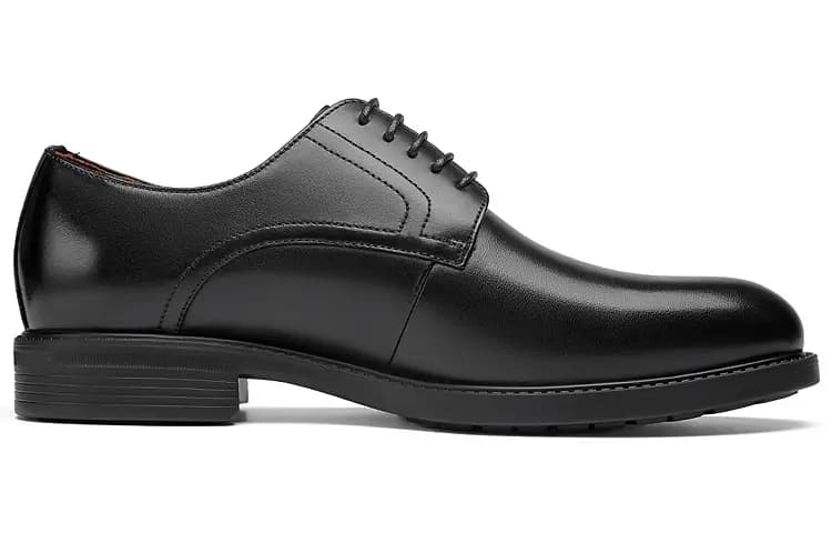 ROBERTA DI CAMERINO Top-Grain Leather Shoe Polish Included Matte Comfortable Daily Formal Leather Shoes Men's Black 4