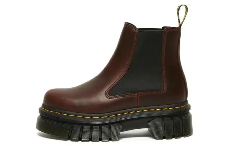 Dr.Martens Audrick Brando Chelsea Qadın Çəkməsi Qəhvəyi